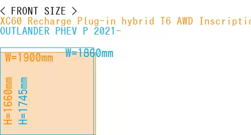 #XC60 Recharge Plug-in hybrid T6 AWD Inscription 2022- + OUTLANDER PHEV P 2021-